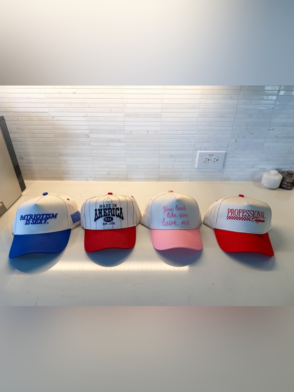 {SET OF 4} NWT Kenz Kustoms Hats